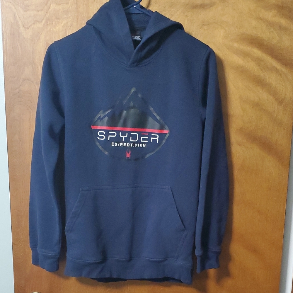 Spyder Navy Hooded Pullover